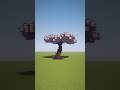 Minecraft Custom Cherry Tree v2 #minecraft #shorts #minecraftshorts   #minecraftbuilding