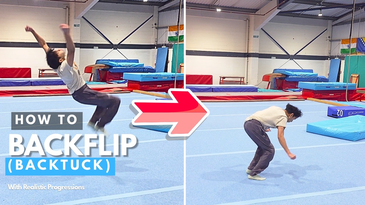 Learn How To Do a Backflip 1 Minute Tutorial - YouTube