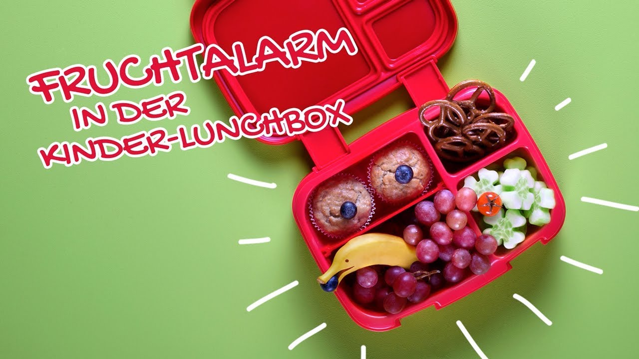 Fruchtalarm in der Kinder Lunchbox
