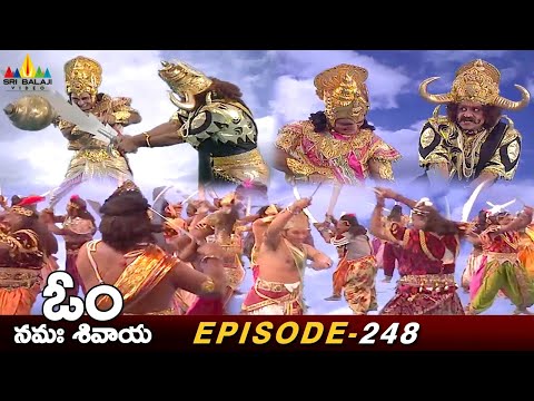 War Between Mahishasura and Lord Indra | Episode 248 | Om Namah Shivaya Telugu Serial - SRIBALAJIMOVIES