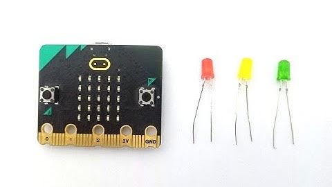 Allumer trois LEDs par la carte Micro:bit