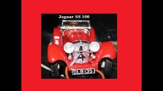 Jaguar SS 100 Driving on test track