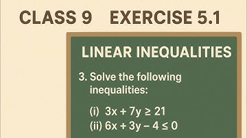 Class 9 Math | Exercise 5.1 Q3 Full Solution (All 6 Parts) | Linear Inequalities