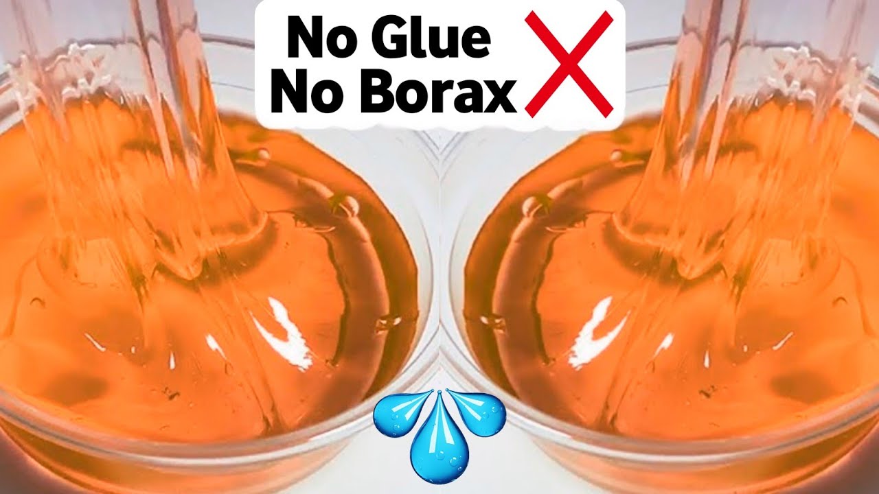 Water Slime💦 How to make Slime Without Glue or Borax [ASMR] - YouTube
