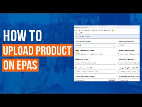 How to Upload Product on Enablers Product Approval System (EPAS)