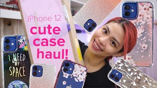 iPhone 12 case haul: LIQUID GLITTER phone cases & more!!