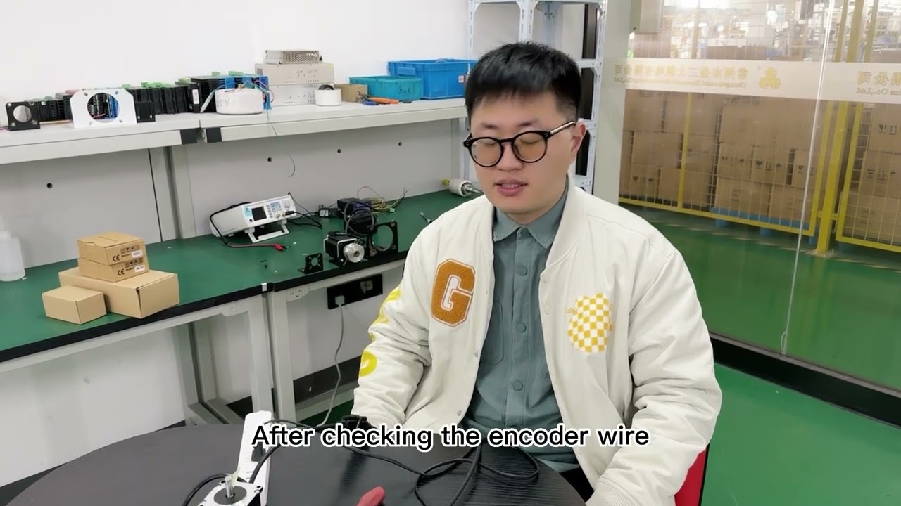 JSS motor, how to solve the closed loop stepper motor alarm