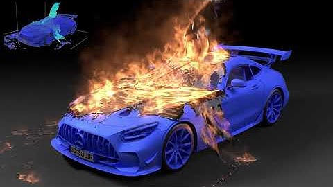 Flip oil to Pyro Fire in Houdini  #vfx #houdini #CGI  #houdinifx #vfxbreakdown