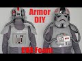 AT-AT Driver /TIE Fighter Pilot Armor  EVA Foam DIY Tutorial- With Templates!