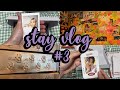 [stay vlog#3] a day with me, unboxing stray kids season greeting 2021