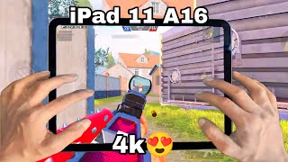 iPad 11 A16 HANDCAM PUBG in 2026 🔥/ Super Smooth+Extreme TDM Gameplay 😍Pubg Test in 2026