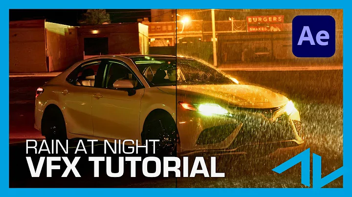 Realistic Rain At Night Using VFX | Adobe After Effects Tutorial