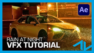 Realistic Rain At Night Using VFX | Adobe After Effects Tutorial