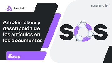 Microsip Inventarios: Mejora para visualizar la clave y la descripción de los artículos