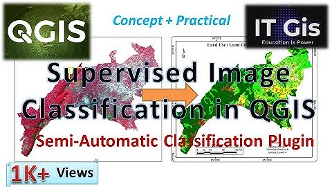 Supervised Image Classification in QGIS || LULC in QGIS || Concept of Image Classification || ITGIS
