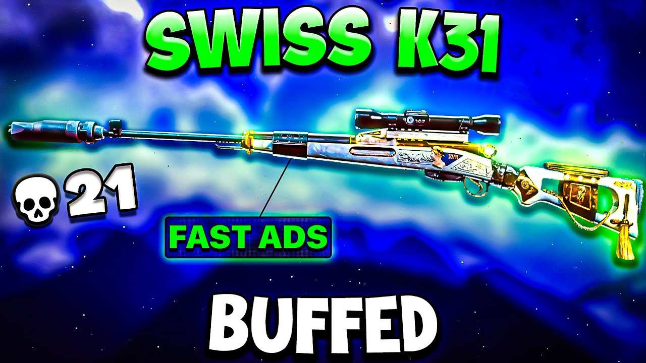 the “BUFFED” SWISS K31 is PERFECT on Rebirth Island! *Best Swiss K31 Class* (Season 4 - Warzone)