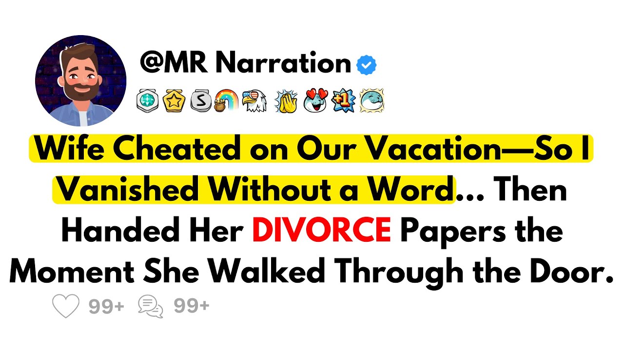 Wife Cheated on Our Vacation—So I Vanished Without a Word… Then Handed Her DIVORCE Papers the...