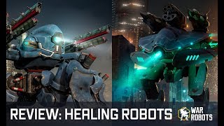 War Robots MENDER & WEYLAND 🔥 tech OVERVIEW new healing robots in WR screenshot 2