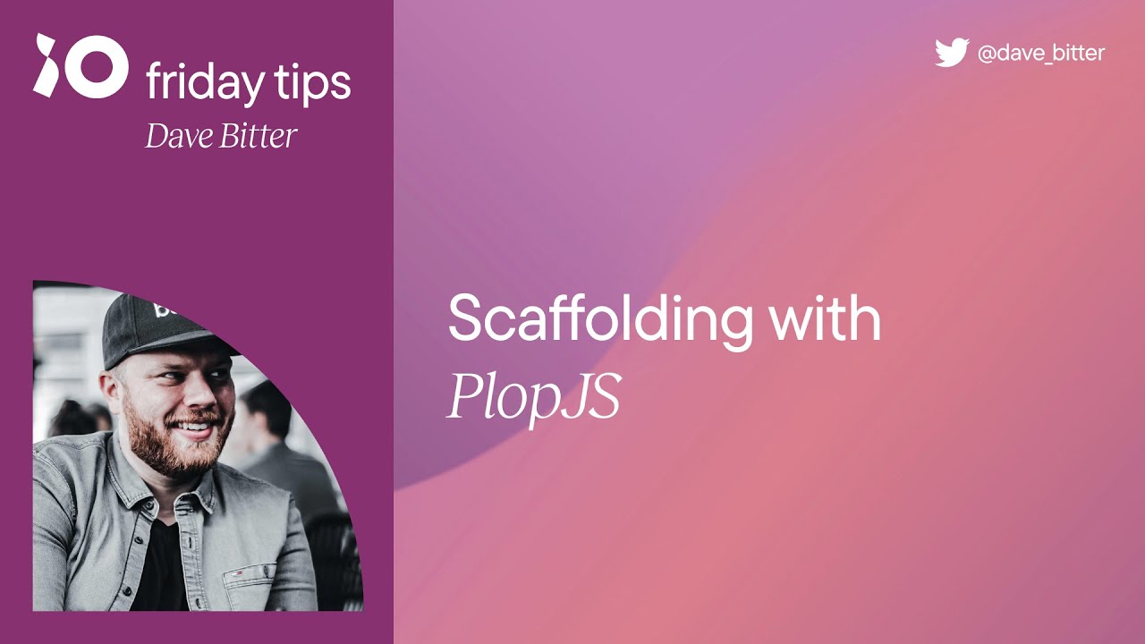 Scaffolding with PlopJS | Friday Tips #6