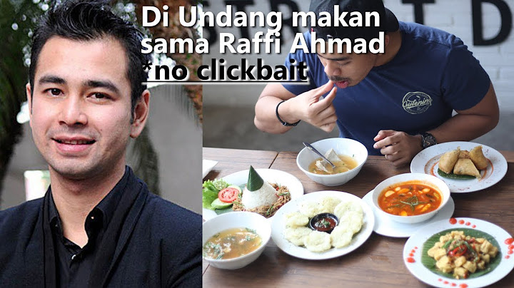 DI AJAK RAFFI AHMAD MUKBANG