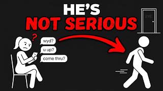 3 Texts That Instantly Show He's Not Serious About You (Red Flags)