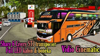SHARE|| LIVERY STJ Sudiro Tungga jaya Transporter Vidio cinematic