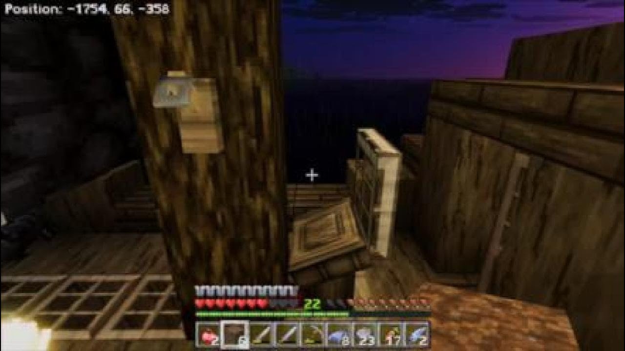 Minecraft Crashlanding: Abandoned ship and ruins