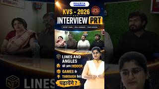 KVS 2026 PRT MOCK INTERVIEW Preparation l Interview question #kvs #kvsinterview #nvs #kvsprt #kvspgt