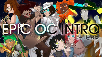 Epic OC Intro [Original Animation] | Cover of BAD APPLE by @Cloudjumper 
