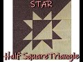 Star - Half Square Triangle