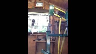 Fullering on the treadle hammer