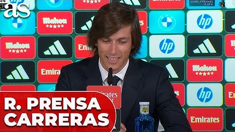 ÁLVARO CARRERAS, RUEDA de PRENSA completa en su PRESENTACIÓN con el REAL MADRID