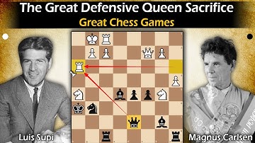 The Great Defensive Queen Sacrifice | Lilienthal vs Nezhmetdinov 1954