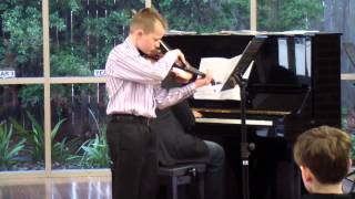 Lachlan at Violin Virtuoso's Concert July  2014