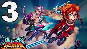 Jetpack Fighter - Gameplay Walkthrough Part 3 - Missions 11-15 (iOS)