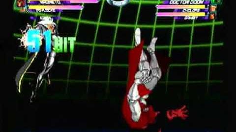 MvC2: Storm/Magneto High Damage Combo