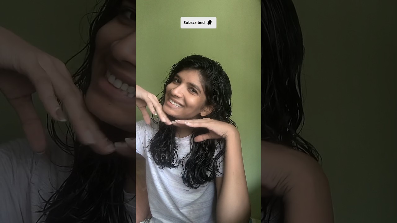 Haircare routine with 