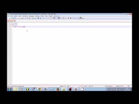 HTML TUTORIAL 1 How to insert an image