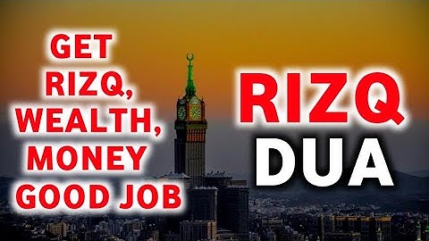 Amazing Ruqyah Dua For Wealth, Rizq, Money, Business, Provision, Job, Rizak Rizaq ᴴᴰ