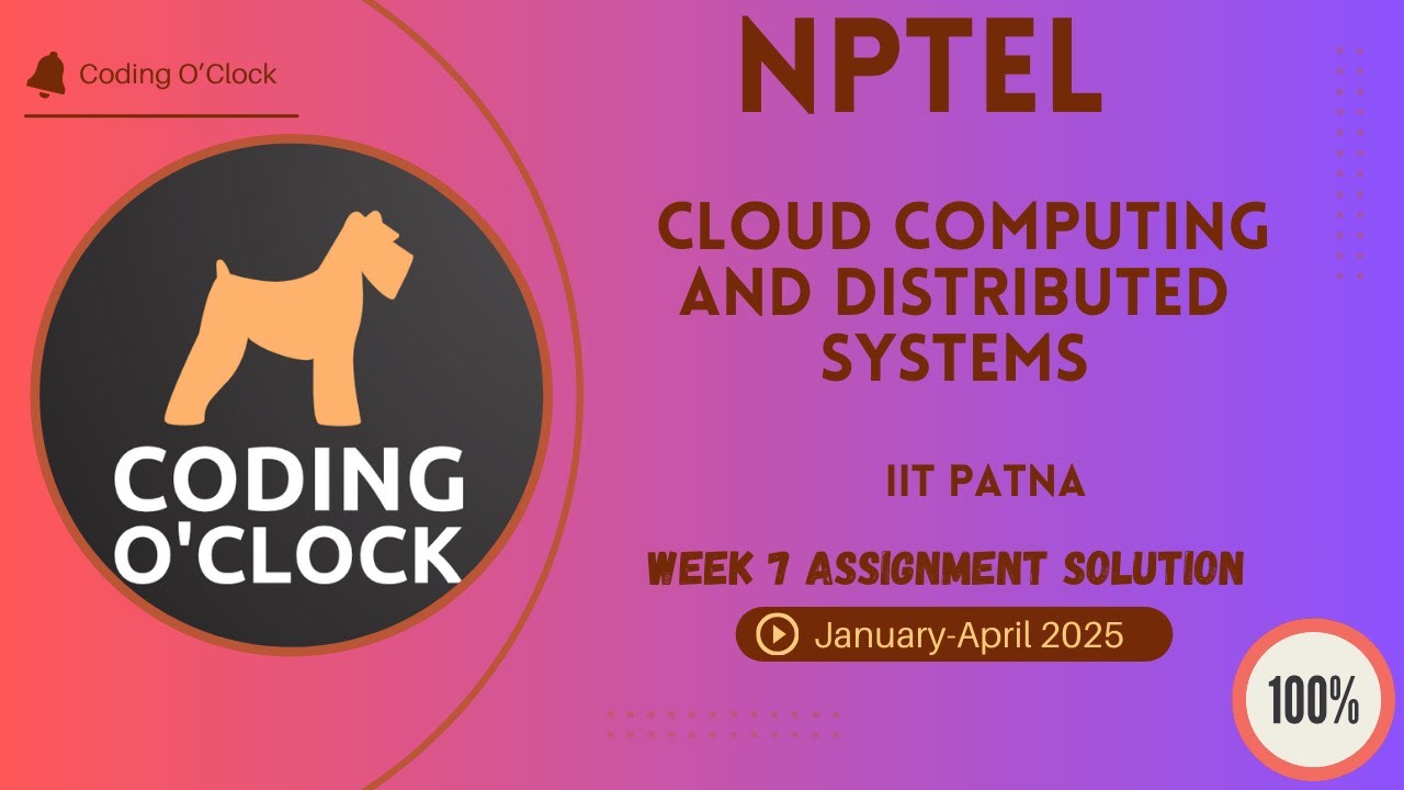 Cloud Computing and Distributed Systems Week 7 Programming Assignment ...