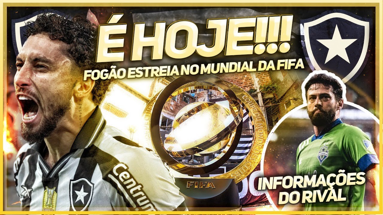 🏆BOTAFOGO ESTREIA NA COPA DO MUNDO DA FIFA EM BUSCA DE VITÓRIA | FOGÃO ...