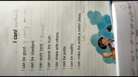 Class 5 Moral Science Chapter 1 I Can