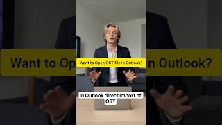 How to Open OST file in Outlook Classic Versions? #microsoft #ost #outlook #pst