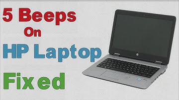 Fix HP Laptop that Beeps 5 Times