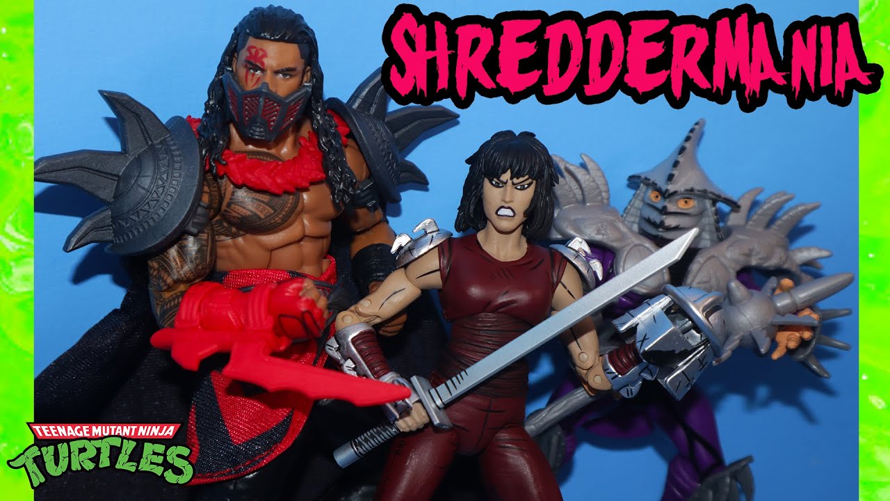 TMNT Figure Reviews: NECA Mirage Karai as Shredder, Roman Reigns ...