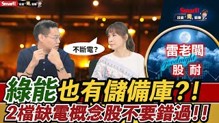 綠能也有儲備庫？台灣有哪些不斷電概念股？兩檔缺電概念股別錯過！｜雷老闆，郁青｜投資青鬆賺