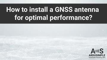 How to install a GPS/GNSS RTK antenna for better performance