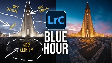 How to Edit STUNNING BLUE HOUR Photos in LIGHTROOM!