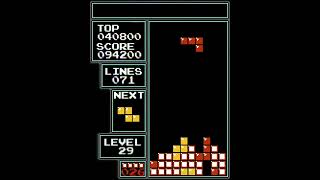 NES Tetris - 136 Lines on Level 29 Start (Former World Record)