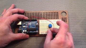 Arduino for Beginners   7 Using a button potentiometer light sensor to control a LED